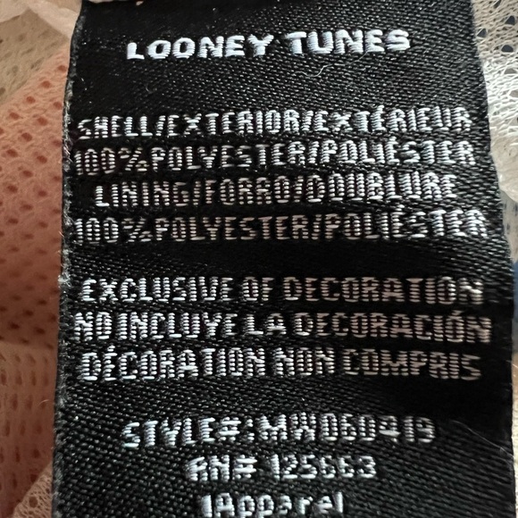 Members Only x Looney Tunes "Tune Squad" Space Jam windbreaker hooded sz L - Picture 10 of 11